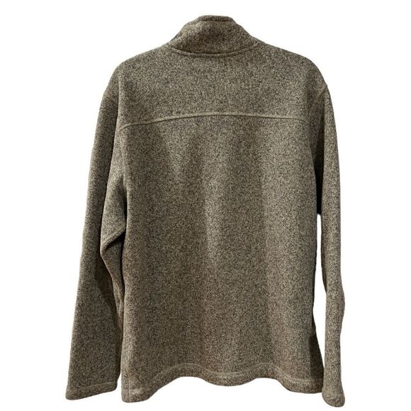 The North Face Taupe Quarter Zip Fleece Pullover - Picture 6 of 6